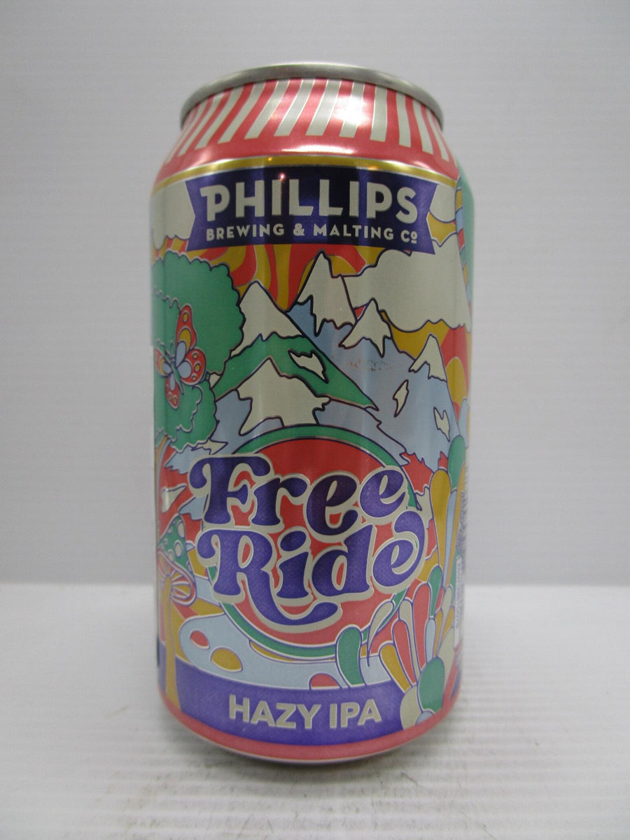 Phillips - Free Ride Hazy IPA 6.5% 355ml – Grape And Grain