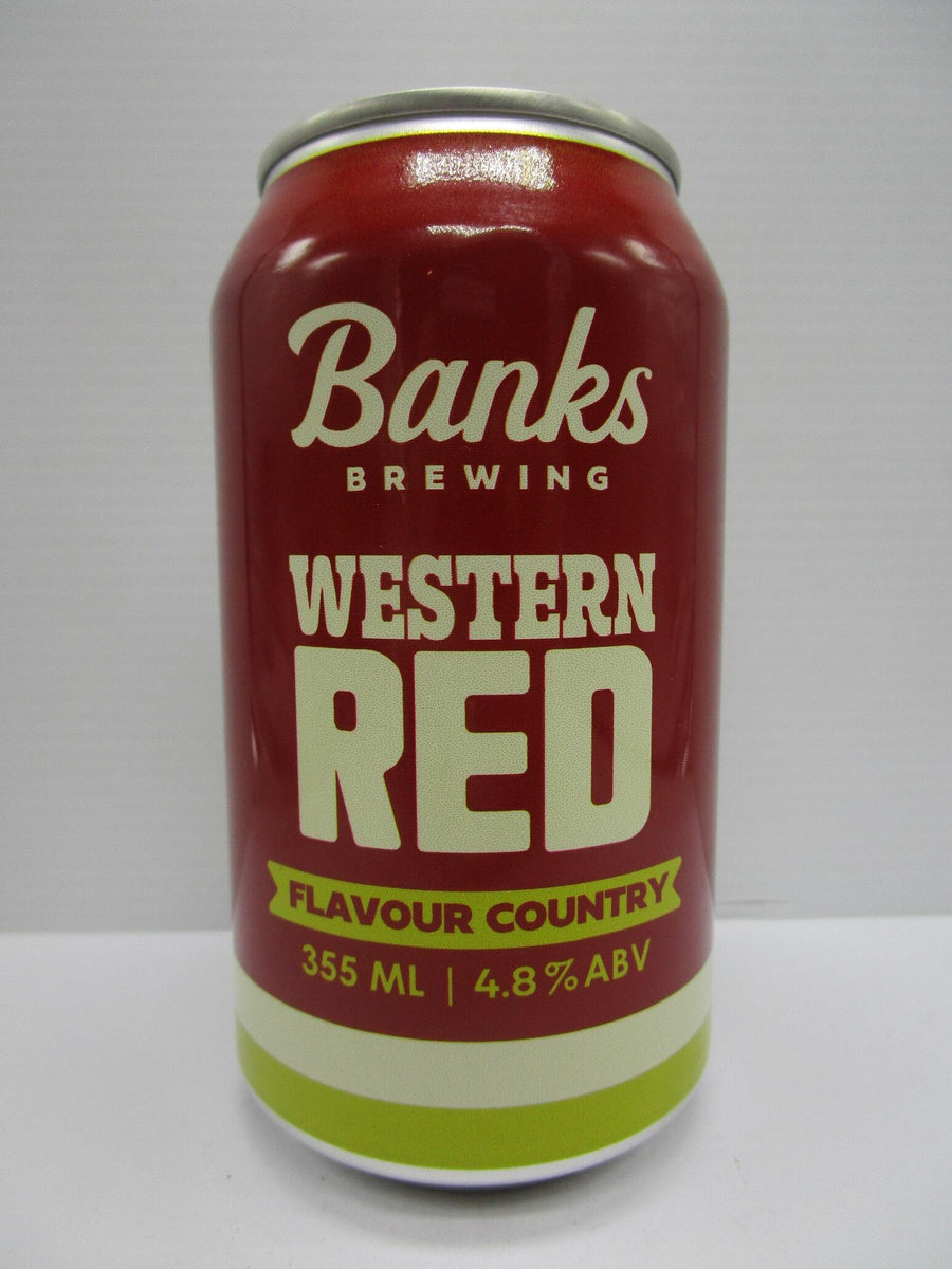 Banks - Western Red 4.8% 355ml – Grape And Grain