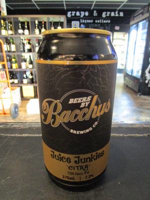 Bacchus Juice junkies Citra Hazy IPA 7.3% 375ml