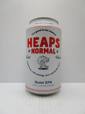 Heaps Normal Quiet XPA Less than 0.5% ABV 355ml