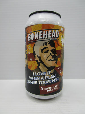 Bonehead Love it When A Plan Comes Together A-merican Pale 5.5% 375ml