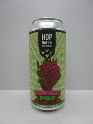 Hop Nation Zombie Pop Raspberry Imperial Sour 8% 440ml