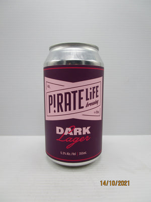 Pirate Life Dark Lager 5.3% 355ml