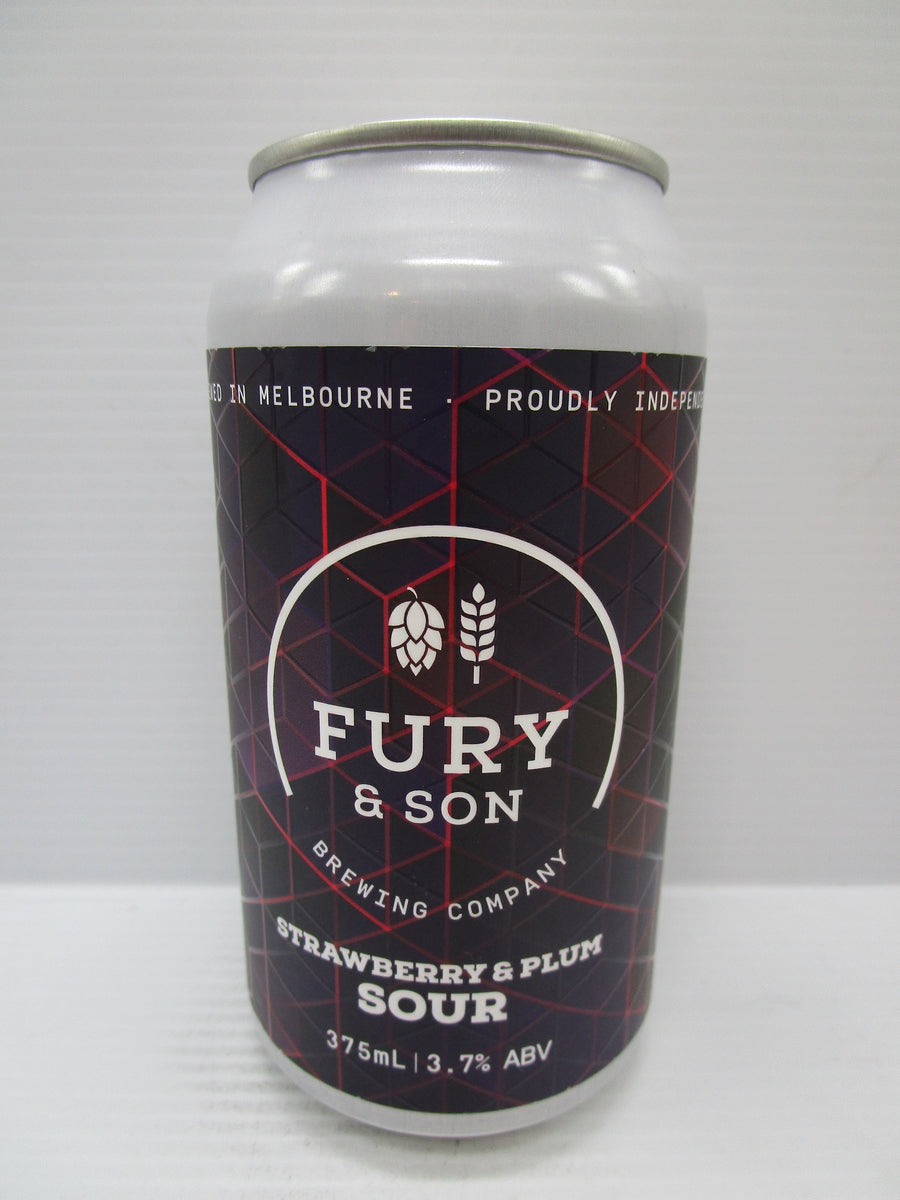 Fury & Son Strawberry & Plum Sour 3.7% 375ml