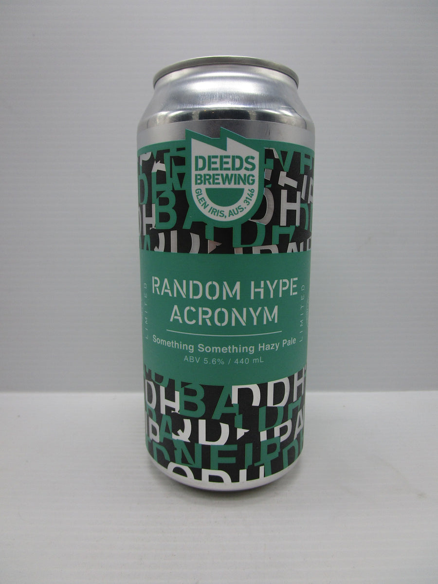 Deeds Random Hype Acronym Hazy Pale 5.6% 440ml
