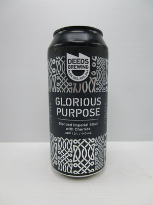 Deeds Glorious Purpose Imperial Stout w/Cherries 12% 440ml