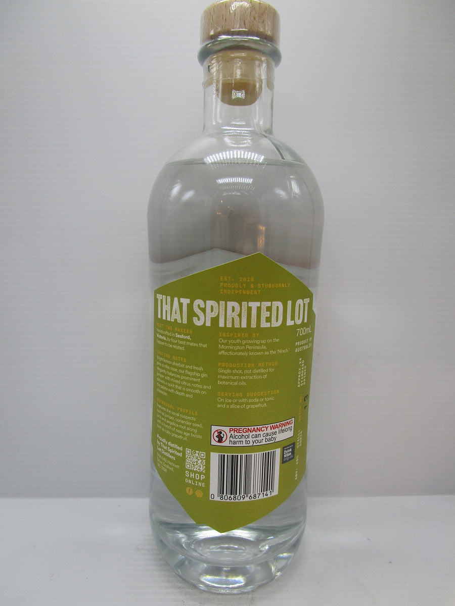 Spirited Lot Ninch Dry Gin 43% 700ml