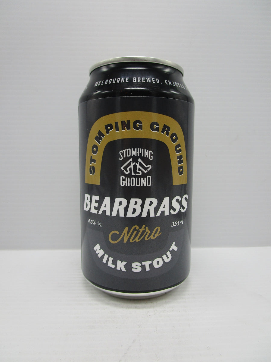 Stomping Ground Bearbrass Nitro Milk Stout 4.5% 355ml