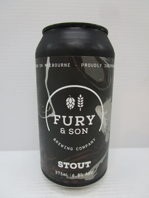 Fury & Son Stout 6.8% 375ml