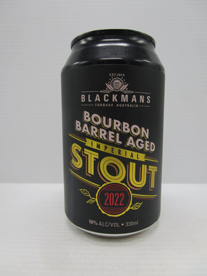 Blackman's Bourbon BA Imperial Stout 10% 330ml