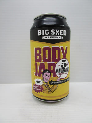 Big Shed Body Jar Hazy Pale 4.3% 375ml