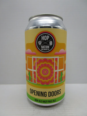 Hop Nation Opening Doors Non-Alcoholic Pale Ale 355ml