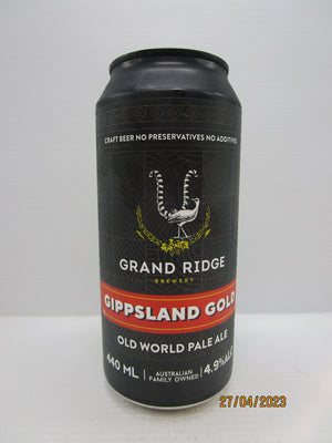 Grand Ridge Gippsland Gold Pale Ale 4.9% 440ml