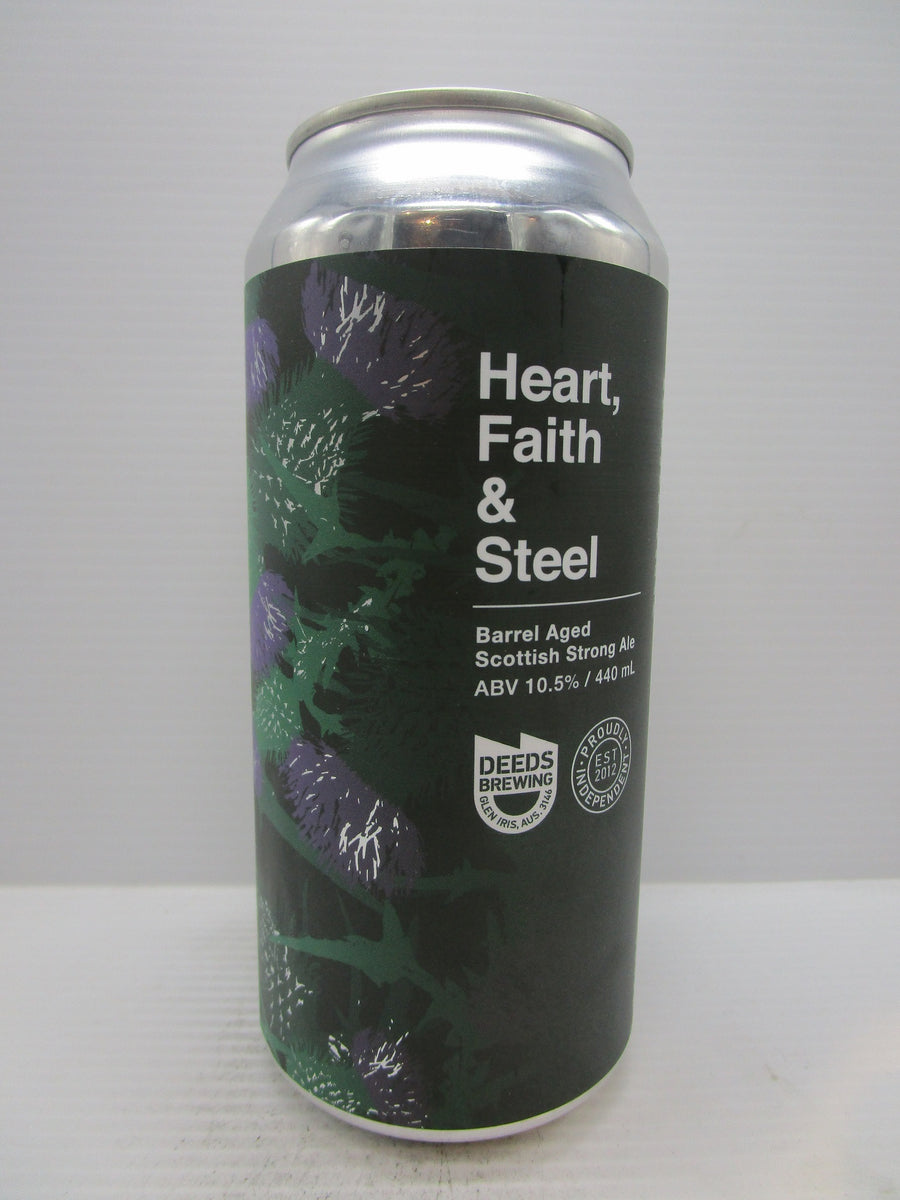 Deeds Heart, Faith and Steel BA Scotch Ale 10.5% 440ml