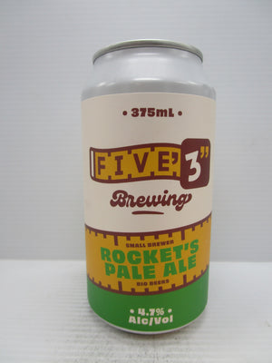 Five 3 Brewing Rocket's Pale Ale 4.7% 375ml