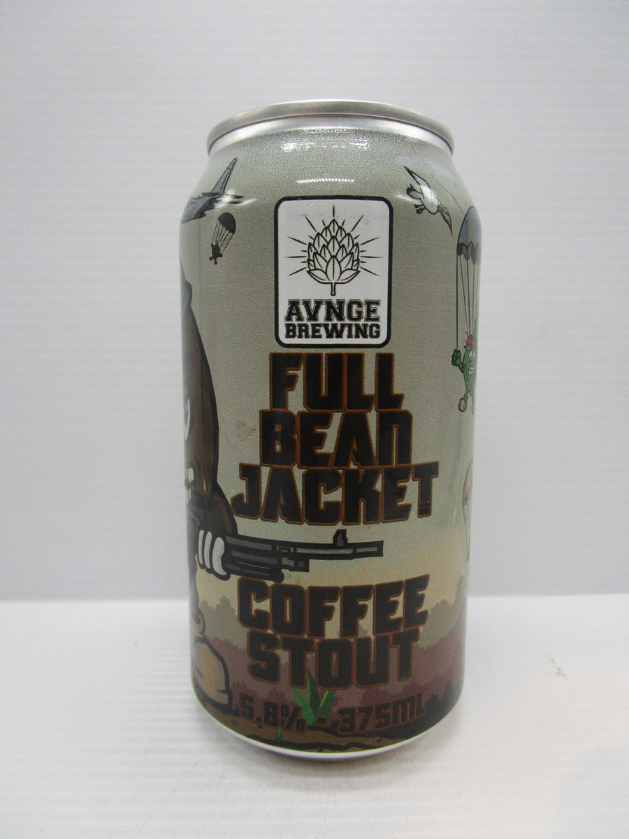 AVNGE Full Bean Jacket Coffee Stout 5.8% 375ml