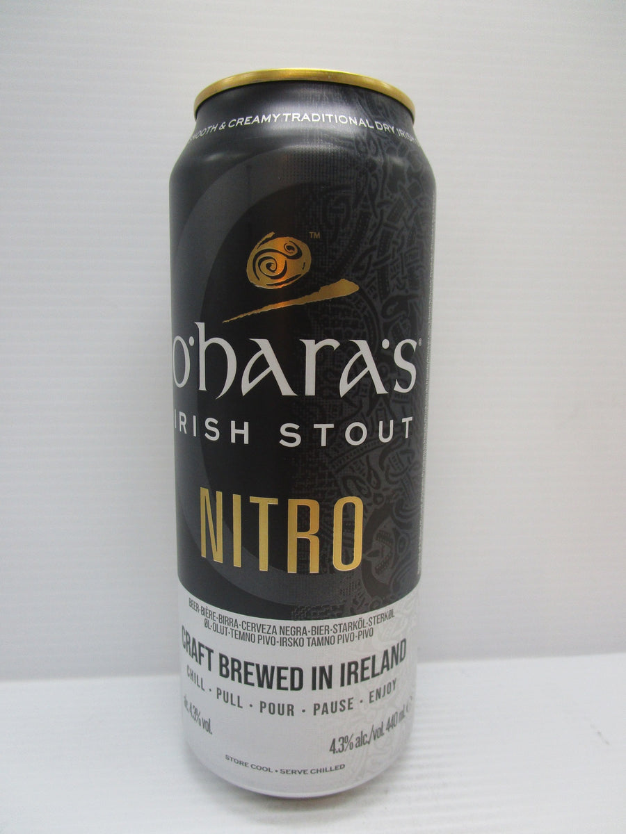 O'Haras Nitro Irish Stout 4.3% 440ml