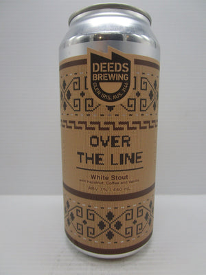 Deeds Over the Line White Stout w/ Hazelnut, Coffee & Vanilla 7% 440ml