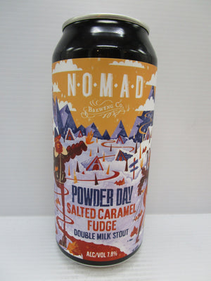Nomad Powder Day Salted Caramel Fudge Double Milk Stout 7.8% 440ml