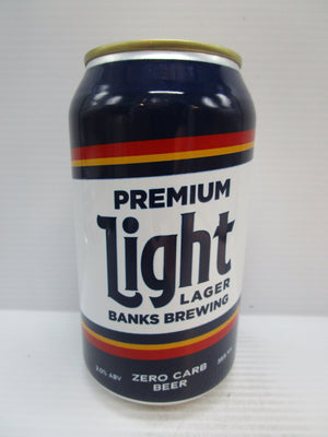 Banks Premium Light Zero Carb Lager 3% 355ml