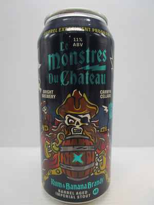 Bright Le Monstres Du Chateau Rum & Banana Brandy Imperial Stout 11% 440ml