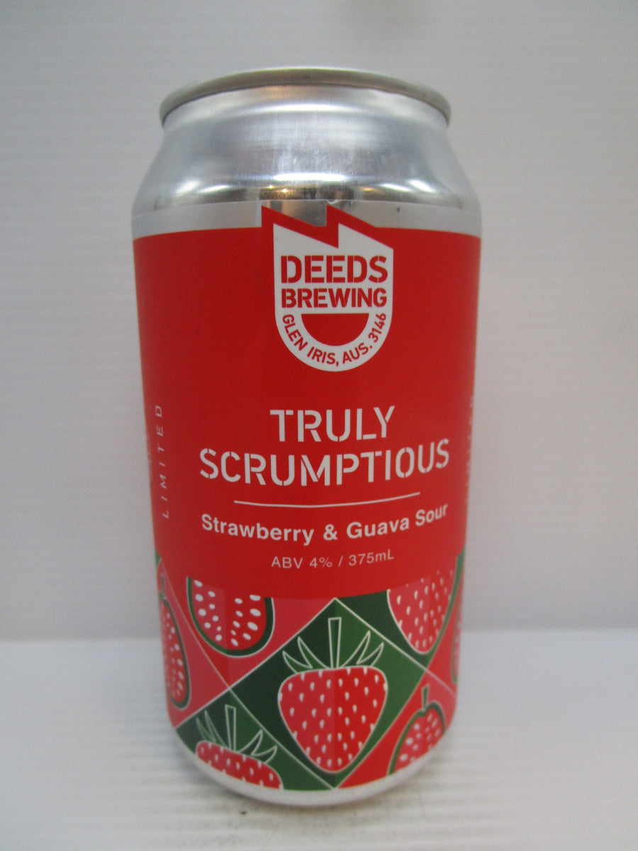 Deeds Truly Scrumptious Straw & Guava Sour 4% 375ml