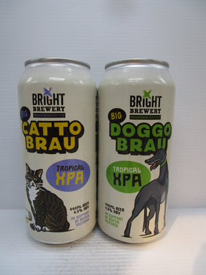 Bright Doggo Brau/Catto Brau XPA 4.5% 440ml