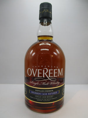 Overeem Bourbon Cask Single Malt Single Cask Whisky 43% 700ml