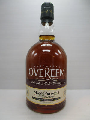 Overeem Man of Promise 2023 Reserve Single Malt Bourbon & Sherry Cask 45.8% 700ml