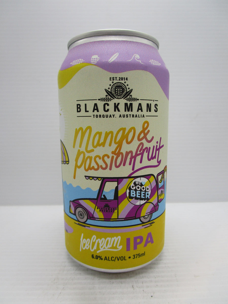 Blackman's Mango & Passionfruit Ice Cream IPA 6% 375ml