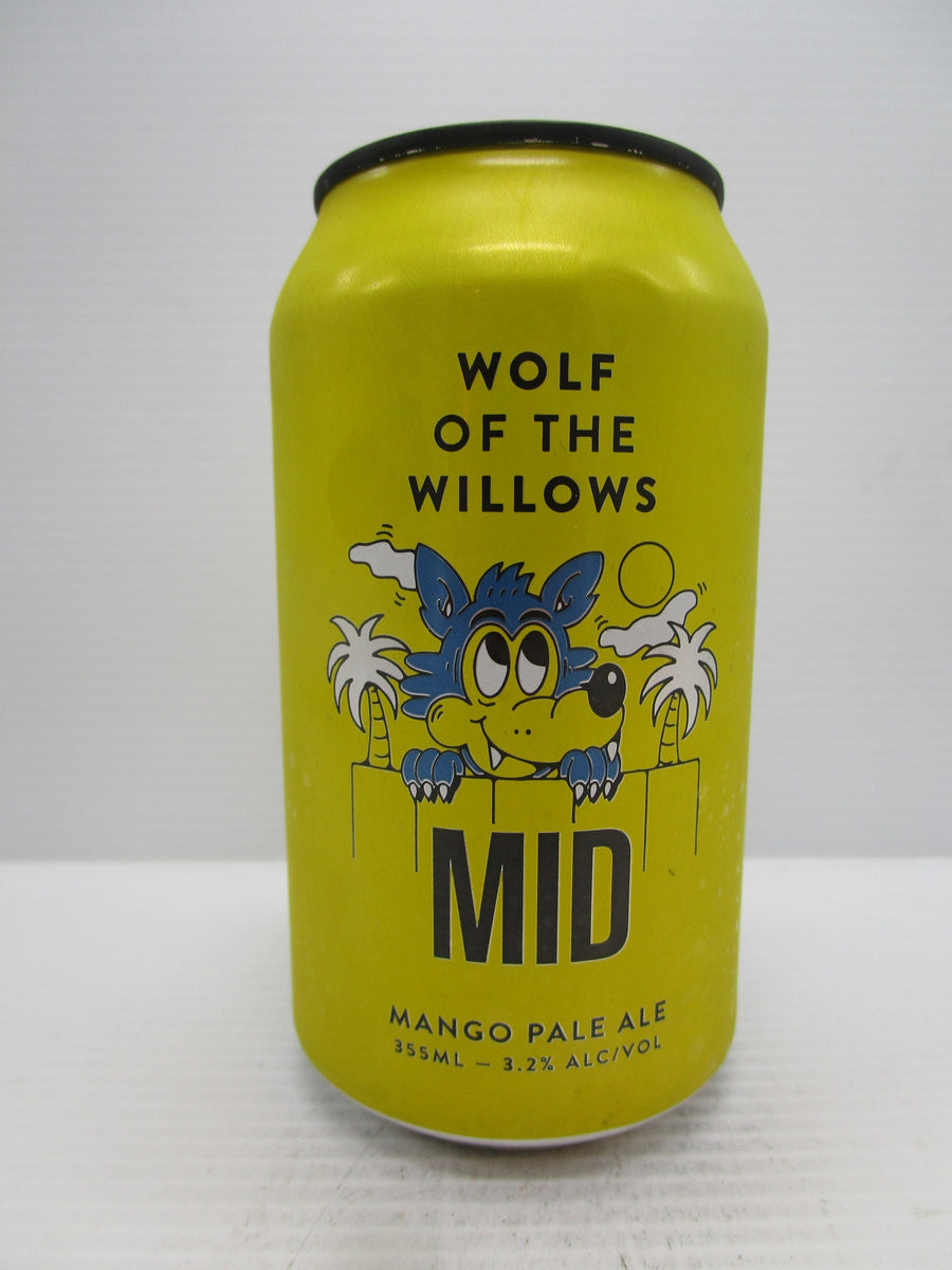 Wolf of the Willows MID Mango Pale Ale 3.2% 355ml