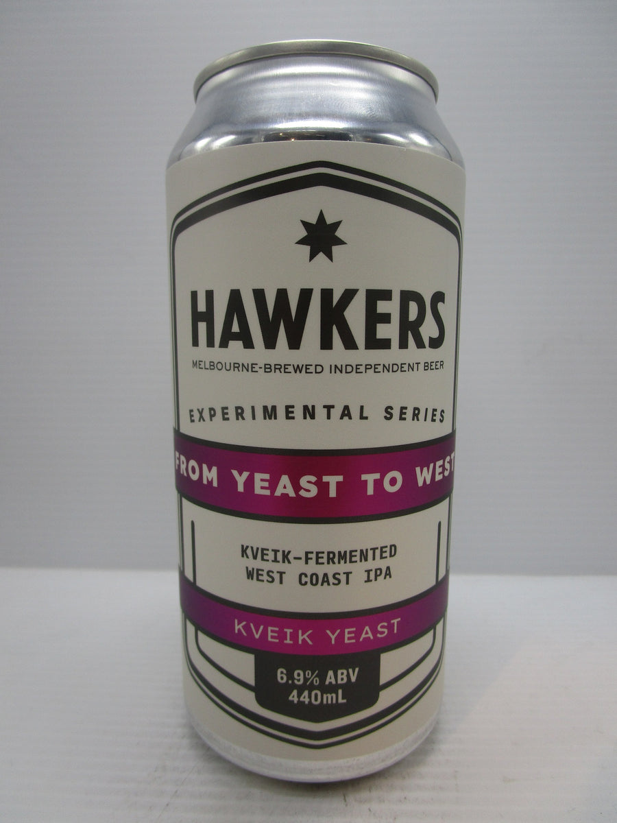 Hawkers From Yeast to West Kveik West Coast IPA 6.9% 440ml