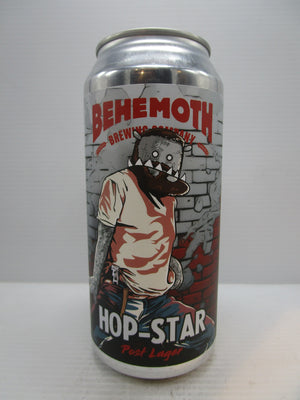Behemoth Hop-Star Post Lager 4.8% 440ml