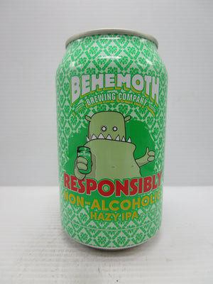 Behemoth Responsibly Non-Alcoholic Hazy IPA 330ml