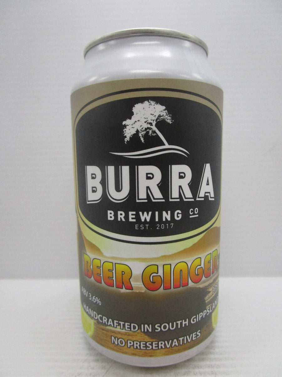Burra Beer Ginger 3.6% 375ml