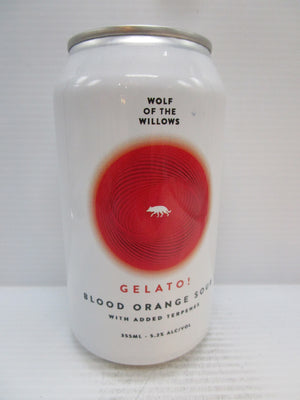 Wolf of the Willows Gelato! Blood Orange Sour 5.2% 355ml