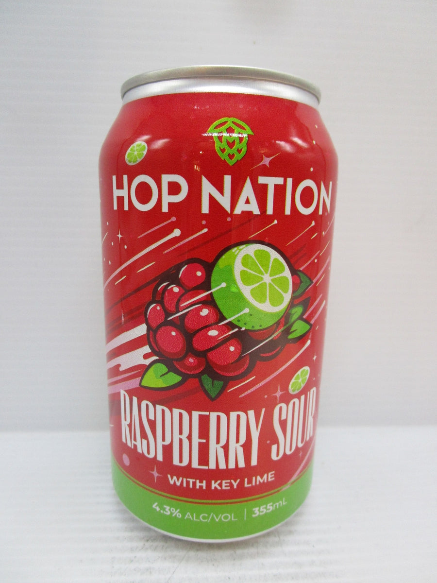 Hop Nation Raspberry Sour 4.3% 355ml