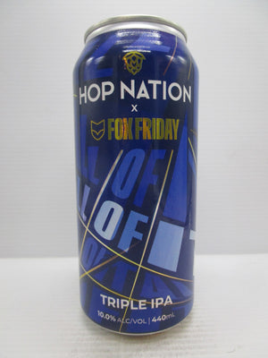 Hop Nation x Fox Friday All of it Triple IPA 10% 440ml