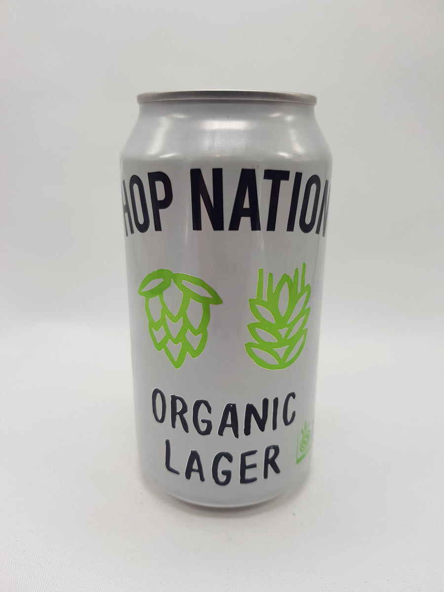 Hop Nation Organic Lager 4% 375ml